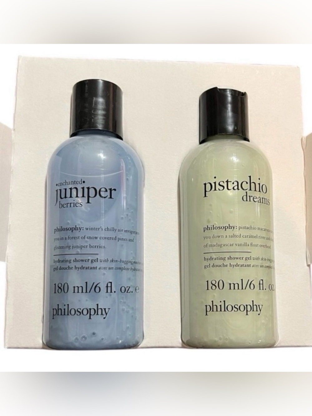 Philosophy Holiday Hydrating Shower Gel Duo Gift Set NIB 6 oz Each - Picture 2 of 5